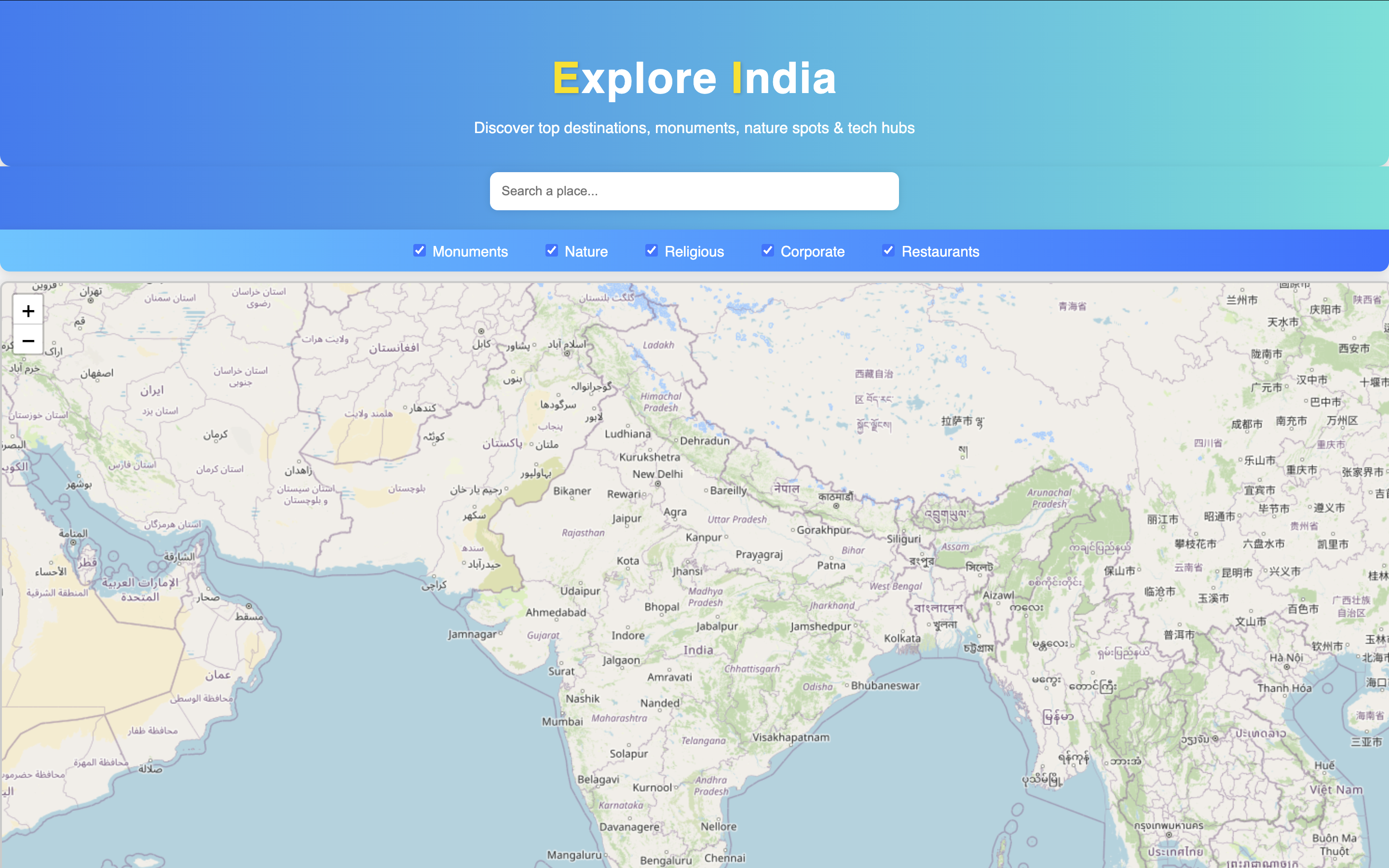 Interactive Map